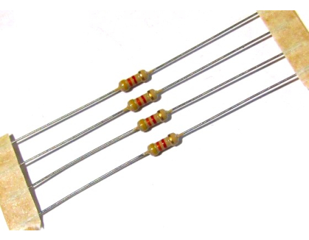 Rezystor 1,5K ohm 0,25W za 50szt