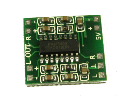 Wzmacniacz audio 2x3W PAM8403