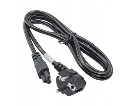 Kabel zasilający 230V koniczynka 3x0,5mm 1,2m