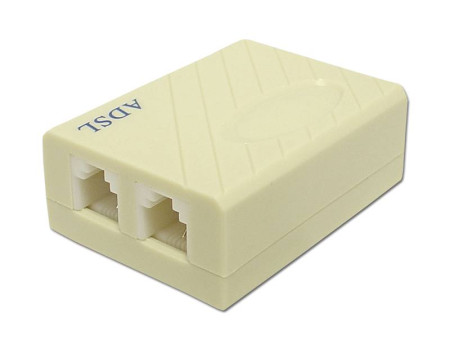 Filtr ADSL dodatkowe wyjście telefonicznym II