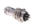 Złącze GX16 wtyk + gniazdo 4pin MPLT