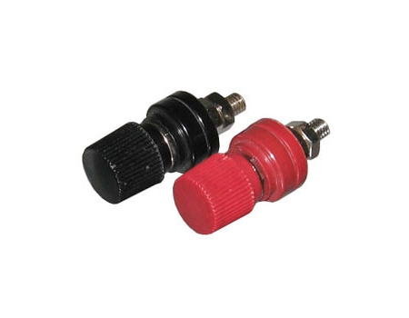 Zacisk laboratoryjny AL2449 czarny + czerwony 1kpl