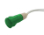 Kontrolka led 12V 11,5mm zielona zatrzask