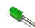 Dioda led 3mm zielona dyfuz. 20mA za 10szt