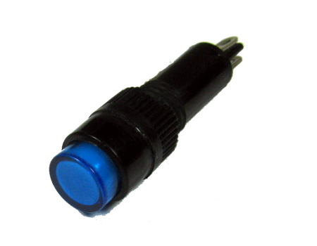Kontrolka 8mm 230V AC NXD-215 niebieska