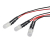 Kontrolka led 5mm 12V biała zimna 20cm 2szt