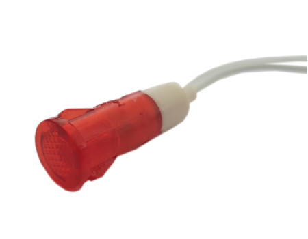 Kontrolka led 12V 11,5mm czerwona zatrzask