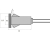 Kontrolka led 12V 11,5mm czerwona zatrzask