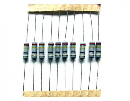 Rezystor 10K ohm 2W 5% 617 (metal film) 20szt