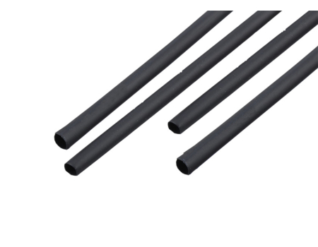 Rurka termokurczliwa 1,5/0,75mm czarna za 1m 3szt