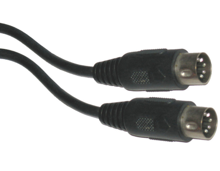 Przyłącze kabel DIN5/DIN5 1,2m czarny