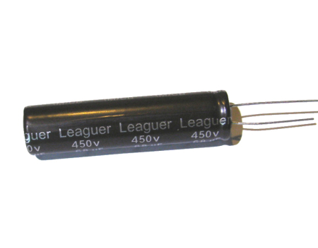 Kondensator elektr. 100uF/450V 105*C smukły