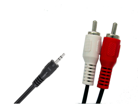Przyłącze kabel JACK/RCA 3,5mm/2XRCA 1,2m