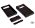 Obudowa Z49 145x80x35 czarna z miejs. na baterie